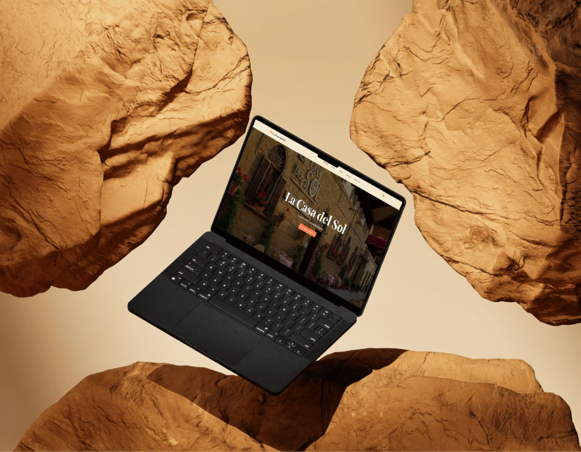 Web para un rincón de España en Florencia, capturando la calidez de su cocina y hospitalidad.